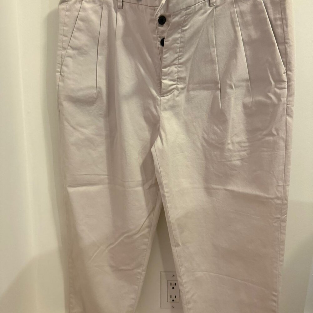 AllSaints Creamy Beige Trousers Size 32 AllSaints